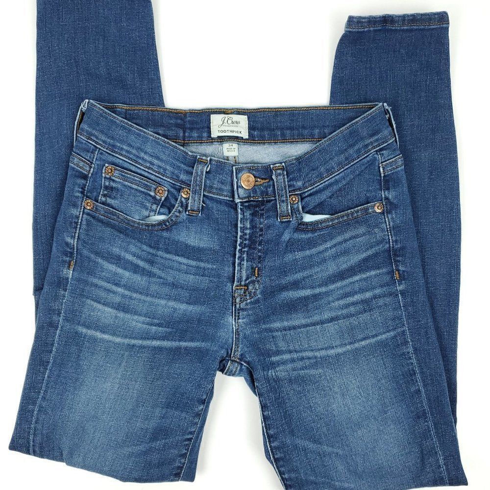 J.Crew Distressed Toothpick Jeans - Picture 6 of 10